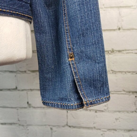 WOMENS DENIUM JACKET BY NANCY BOLEN VINTAGE GREAT CONDITION SIZE MEDIUM - Picture 7 of 11